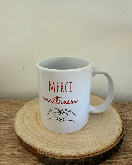 Tasses merci maitresse